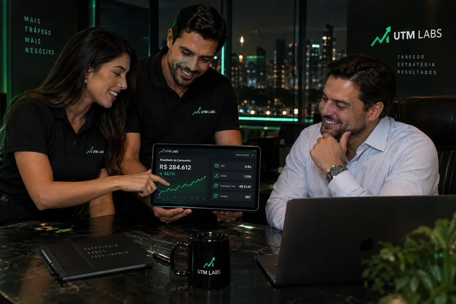 Relatório de campanhas apresentado ao cliente